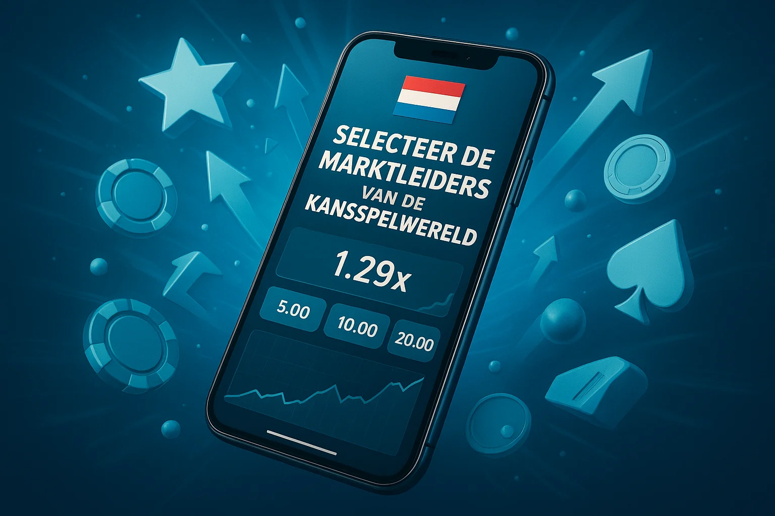 Selecteer de Marktleiders van de Kansspelwereld